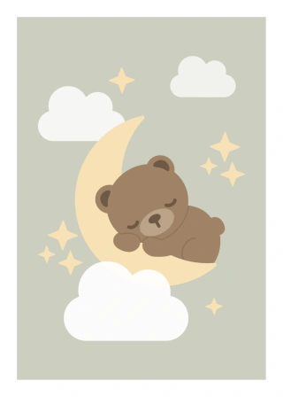 Sömnig björnunge