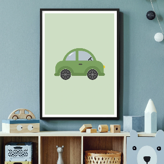 Förhandsvisning av Posters: Grön bil