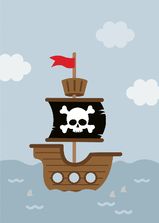 Förhandsvisning av Posters: Piratskepp