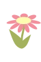 Rosa blomma