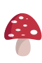 Röd svamp