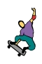 Skateboardåkare