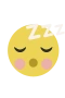 Sovande emoji