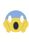Rädd emoji