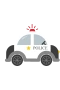 Polisbil svart