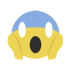 Rädd emoji