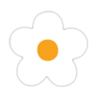 Vit blomma